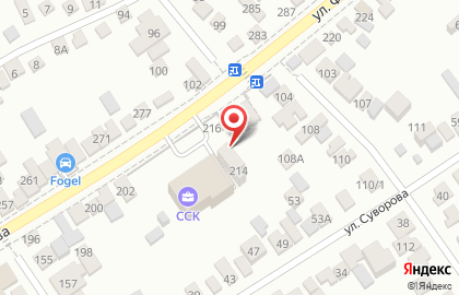Агентство недвижимости ССК на Фадеева на карте