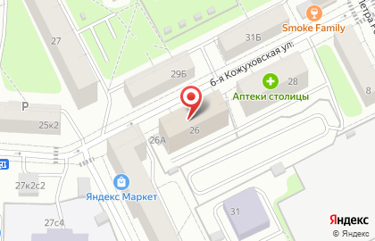 Отель Вечный Зов в Южнопортовом районе на карте
