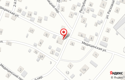 Компания автопроката АврорА на Медицинской улице на карте