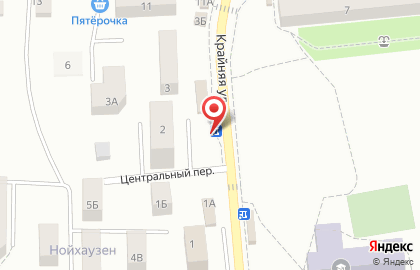Магазин Маслобаза Калининградская на Крайней улице на карте