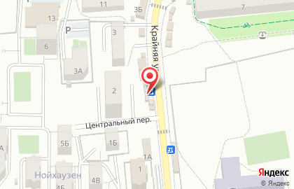 Магазин Маслобаза Калининградская на Крайней улице на карте