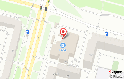 Кафе ПиццаФабрика на Геологической улице на карте