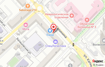 Магазин одежды Trend в Ворошиловском районе на карте