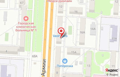 Интернет-магазин Лабиринт на улице 64-й Армии на карте