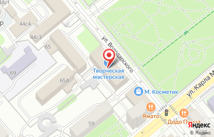 Агентство недвижимости Доверие на улице Володарского на карте