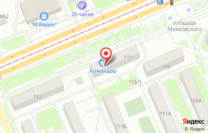 Командор на карте