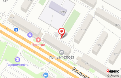 Почтовое отделение №83 на Большевистской улице на карте
