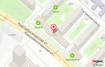 ОАО Банкомат, МОСКОВСКИЙ КРЕДИТНЫЙ БАНК на Краснобогатырской улице на карте