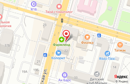 Магазин 220 Вольт на улице Ленинградской на карте