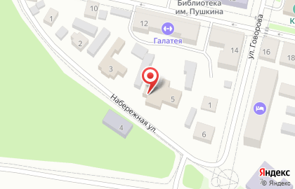 Управление культуры на Набережной улице на карте