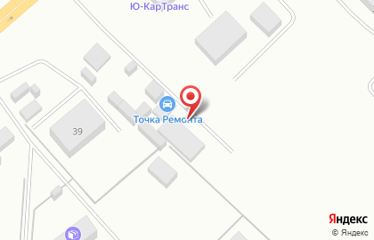 Автокомплекс в Ханты-Мансийске на карте