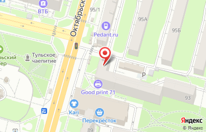 Компания 33 Богатыря на Октябрьской улице на карте