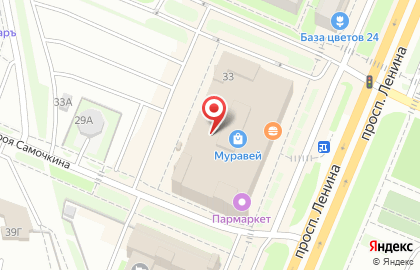 Магазин игрушек Бегемотик+ на проспекте Ленина на карте