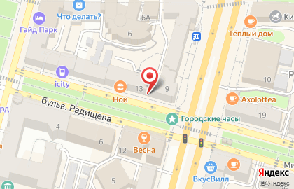 Новые Технологии Комфорта на бульваре Радищева на карте