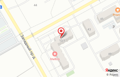 Ювелирный магазин Алмаз в Западном проезде на карте