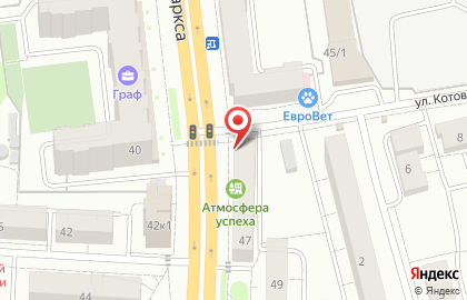 Фирменный магазин Свежевъ на проспекте Карла Маркса, 47 на карте