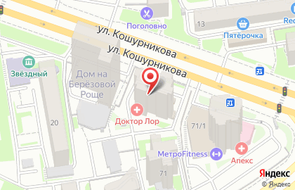 СДК на улице Кошурникова на карте
