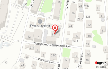 Частный детский сад KidsPlay на Центральной улице на карте