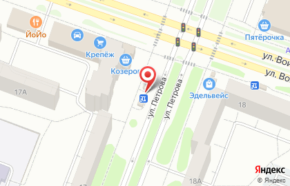 Магазин Хлебозавод №1 на улице Петрова на карте