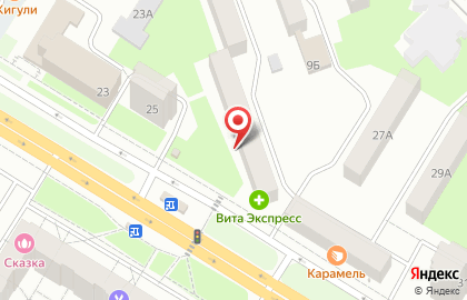 Магазин Вкусняшки на проспекте Победы на карте