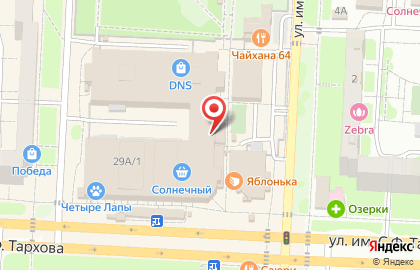 Магазин женской одежды Наташа в Ленинском районе на карте