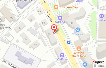 Заводской бар БрянскПиво в Советском районе на карте