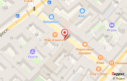 Супермаркет напитков Ароматный мир на метро Достоевская на карте