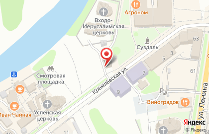 Славянский на Кремлевской улице на карте