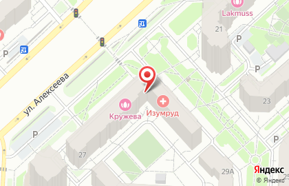 Алкомаркет Absolut на улице Алексеева на карте
