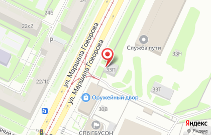 Горэлектротранс, Служба Пути на карте