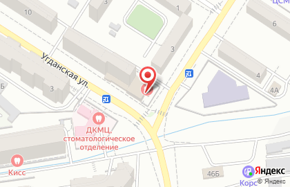 Краевая стоматологическая поликлиника ГАУЗ на Угданской улице на карте