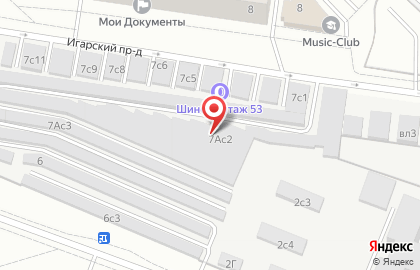 Гаражный кооператив Пограничник на карте