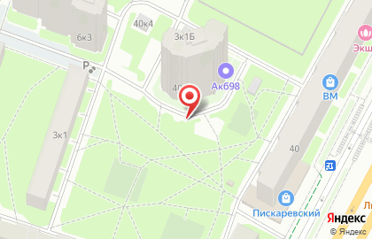 Орбита на Пискарёвском проспекте на карте