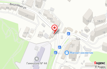 Магазин овощей и фруктов в Центральном районе на карте