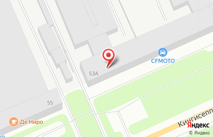 Лидер на Кингисеппском шоссе на карте