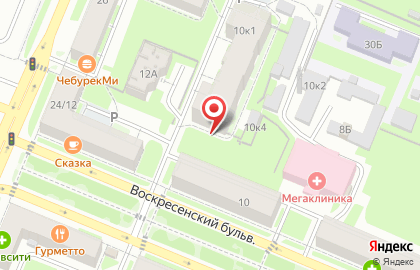 Туристическая компания Стиф в Великом Новгороде на карте