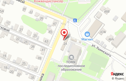 Магазин продуктов Стимул в Пролетарском районе на карте