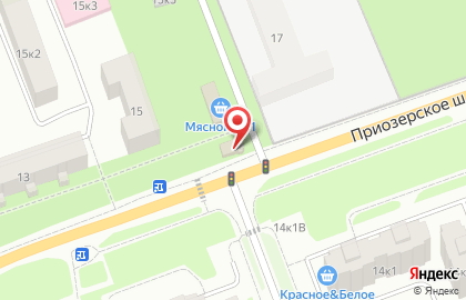 Продуктовый магазин в Санкт-Петербурге на карте