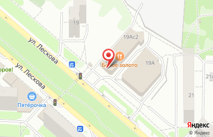 Супермаркет здорового питания ВкусВилл на улице Лескова на карте