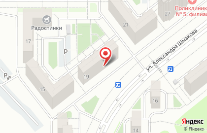 Магазин овощей и фруктов в Курчатовском районе на карте