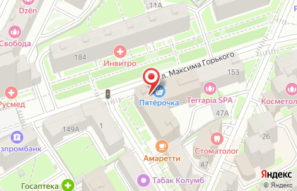 Кофейня самообслуживания Lifehacker coffee на улице Максима Горького на карте