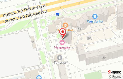 Парикмахерская Матрешка в Чебоксарах на карте