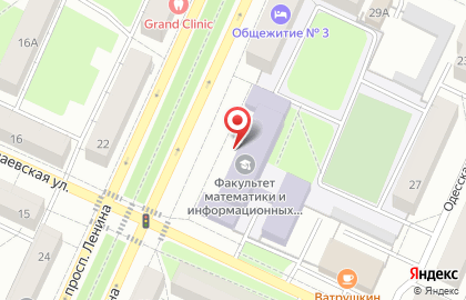Стерлитамакский филиал Башкирский государственный университет на проспекте Ленина на карте
