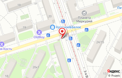 Киоск печатной продукции АМО-Пресс на улице Металлургов на карте