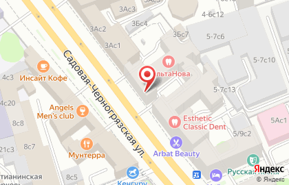 Торгово-сервисная компания Альфа Сервис на Садовой-Черногрязской улице на карте