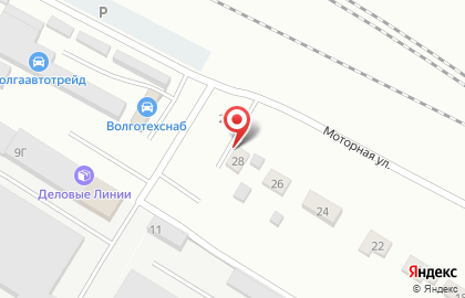 Продовольственный магазин в Дзержинском районе на карте