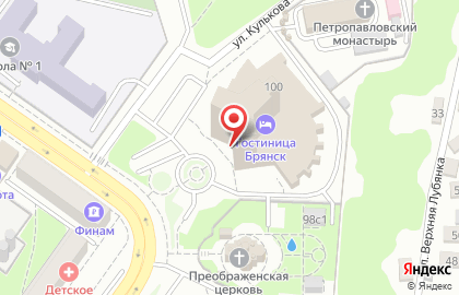 Гостиница Брянск на карте