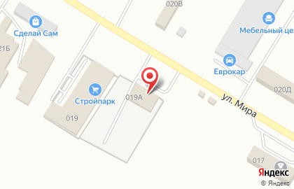 Страховое агентство ИП Осин А.А. на улице Мира на карте