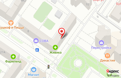 Салон-парикмахерская Любимый салон на улице Валерии Гнаровской на карте