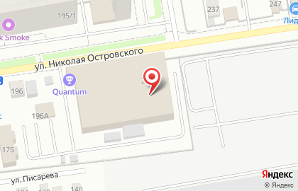 Развлекательный центр Квантум на улице Николая Островского на карте